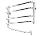Laris Standard P4 Heated Towel Rail 450 x 500mm Electric Left
