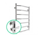 Laris Victoria P7 heated towel rail, 400 x 700 mm, used, 1/2 mc, 600 mm