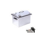 Stainless steel smokehouse with a thermometer (400x300x310 cm) and a "House" lid
