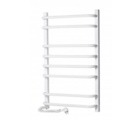 Navin Symphony Quadro 480x800 Heated Towel Rail, Left, White