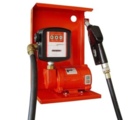 Pump for refueling and pumping gasoline, kerosene, diesel fuel with a meter SAG 600 + MG80V, 12V, 45-50 l/min