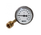 Watts 1/2" Bimetal Thermometer (Rear Connection), 1/2" Size